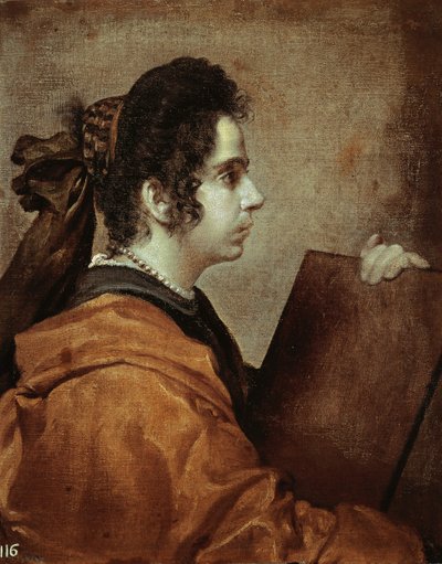 Sibilla (Juana Pacheco) by Diego Rodriguez de Silva y Velazquez