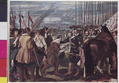 The Surrender of Breda 1625 by Diego Velazquez by Diego Rodriguez de Silva y Velazquez