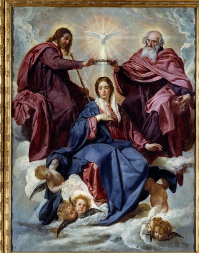 The coronation of the Virgin by Diego Velázquez