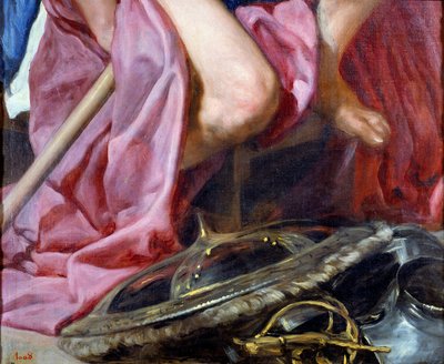 The God of War Mars (detail) by Diego Velázquez