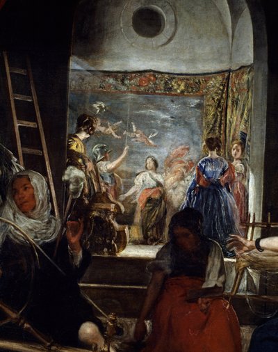 The Spinners or The Arachne (detail) by Diego Velázquez
