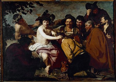 The Triumph of Bacchus or The Drunks by Diego Velázquez