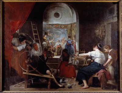 The spinners or the fable of Arachne by Diego Velázquez