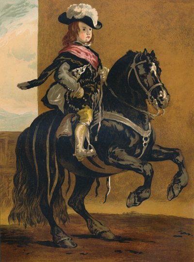 A Pupil of La Haute Ecole - Don Balthazar, Infante of Spain, c1640, c1879 by Diego Velázquez