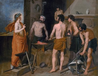 Apollo in the Forge of Vulcan by Diego Velázquez