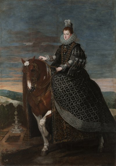 Equestrian Portrait of Margarita of Austria by Diego Velázquez