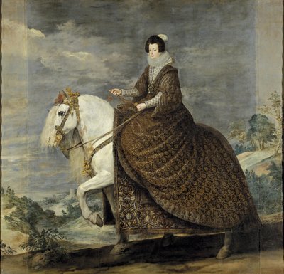 Queen Isabel of Bourbon on Horseback by Diego Velázquez
