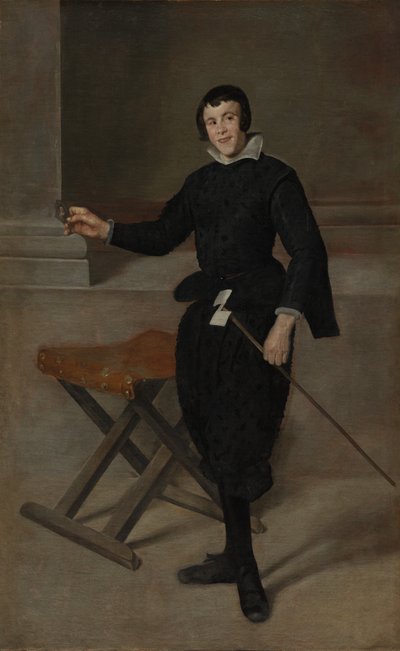 Portrait of the Jester Calabazas by Diego Velázquez