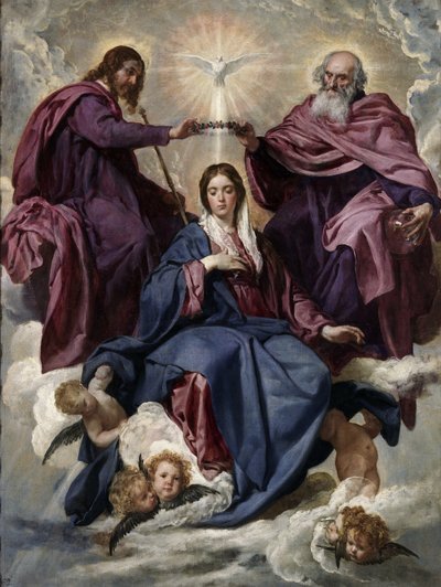 The Coronation of the Virgin, 1635-1636 by Diego Velázquez