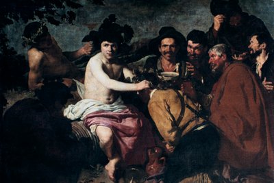 The Triumph of Bacchus or The Drunkards, 17th Century by Diego Velázquez