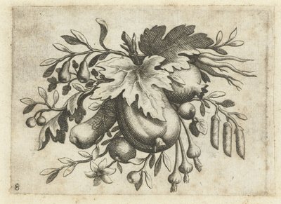 Festoon of Fruits (Fruchtenbuchlein zum Reisen dienlich) by Dietrich Krüger (attributed to)