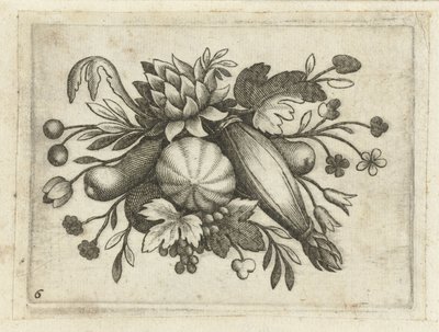 Festoon of Fruits (series title: Fruit Book for Traveling) by Dietrich Krüger (attributed to)