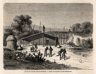 The game of the ring among the Mohaves Indians by Dieudonne Auguste Lancelot