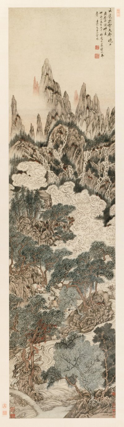 Morning Sun over the Heavenly Citadel Peak, 1614 by Ding Yunpeng