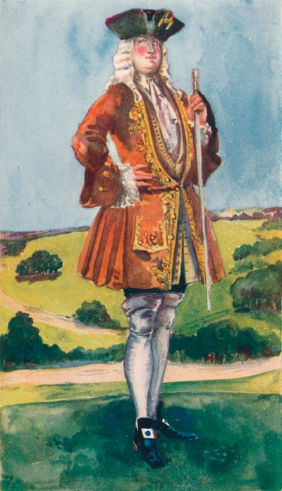 A Man of the Time of George I, 1907 by Dion Clayton Calthrop