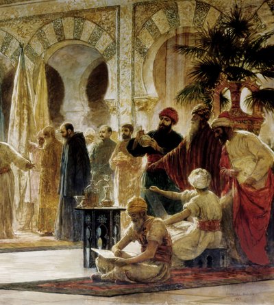 Abd Al-Rahman III (detail) by Dionisio Baixeras Verdaguer