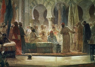 Abd al-Rahman III (891-961) Receiving the Ambassador by Dionisio Baixeras Verdaguer