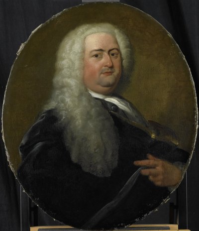 Portrait of Adriaen Paets, Director of the Rotterdam Chamber of the Dutch East India Company, Elected 1734 by Dionys van Nijmegen