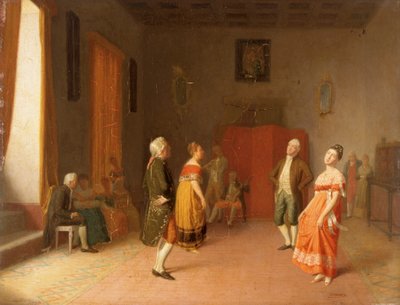 The Dance, c. 1871 by Dioscoro Teofilo de la Puebla y