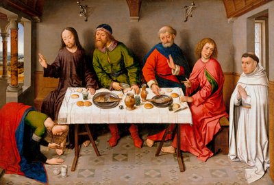 Christ chez Simon le pharisien (Christ in the House of Simon the Pharisee) by Dirck Bouts
