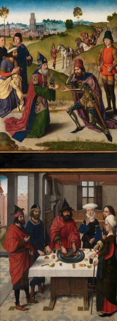 (Detail) Altarpiece of the Holy Sacrament by Dirck Bouts