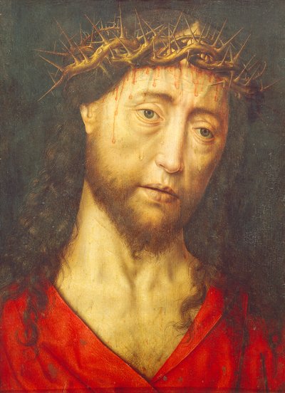 Head of Christ Crowned with Thorns by Dirck Bouts
