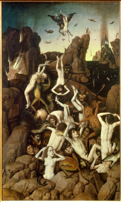 Hell. The Fall of the Reprimers by Dirck Bouts