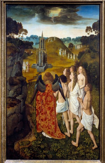 The Path to Heaven or the Ascension of the Elect. Painting on wood by Dirck Bouts the Elder (1410-1475) by Dirck Bouts
