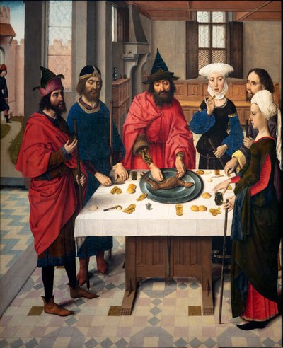 Last Supper (detail) by Dirck Bouts