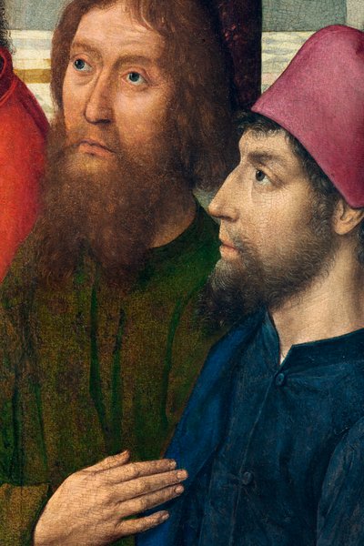 Parish Church (Parochiekerk Sint-Pieter). Last Supper. Dirk Bouts. (detail) by Dirck Bouts