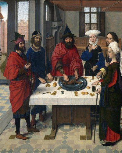 Altarpiece of the Holy Sacrament (detail) by Dirck Bouts