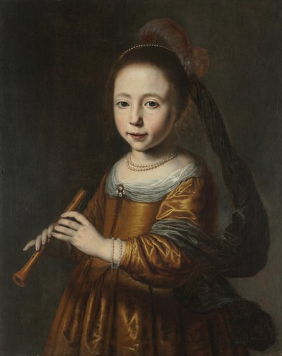 Portrait of Elizabeth Spiegel, 1639 by Dirck Dircksz. Santvoort