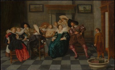 A Banquet by Dirck Hals