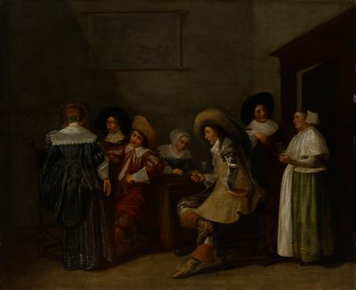 A Merry Company by Dirck Hals