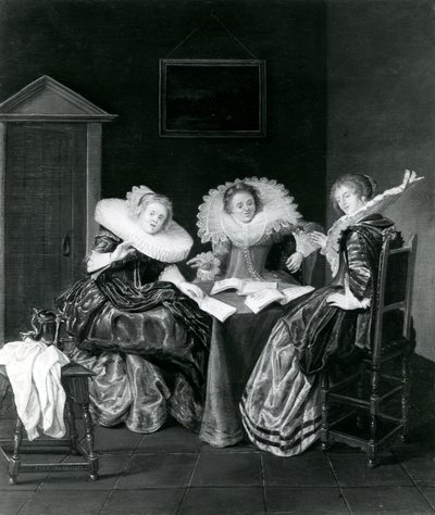 Musical scene, 1637 by Dirck Hals