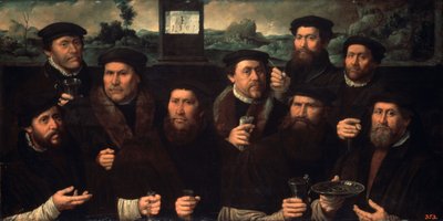 Group Portrait of the Amsterdam Shooting Corporation by Dirck Jacobsz