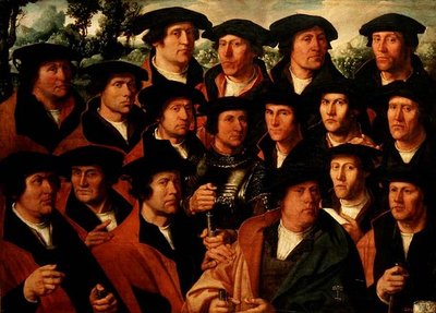 Group Portrait of the Shooting Company of Amsterdam by Dirck Jakobsz