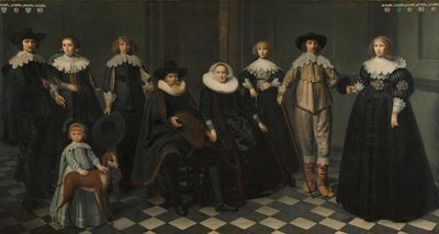 Portrait of the Family of Dirck Bas Jacobsz, Burgomaster of Amsterdam, 1634-35 by Dirck Santvoort