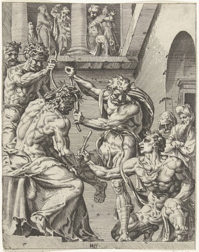 Christ Crowned with Thorns (The Fall and Redemption of Mankind through the Life and Passion of Christ) by Dirck Volckertsz. Coornhert (attributed to)