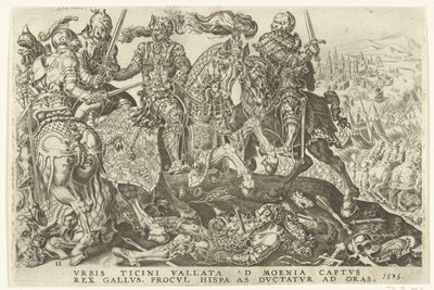 Capture of Francis I during the Battle of Pavia, 1525 by Dirck Volckertsz. Coornhert (possibly)