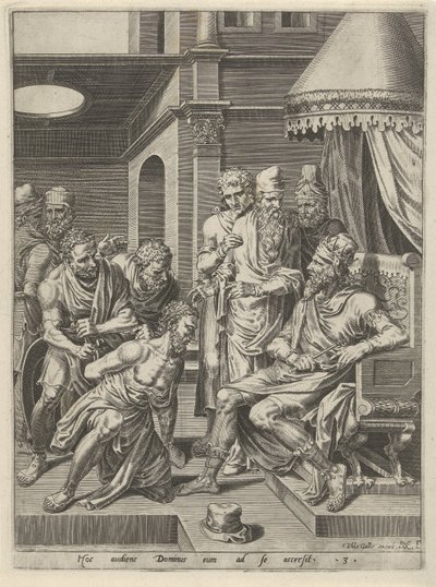 Rebuke and Condemnation of the Ungrateful Servant by Dirck Volckertsz. Coornhert