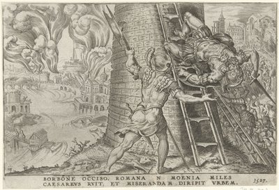 Storming of Rome, 1527 (Victories of Charles V) by Dirck Volckertsz. Coornhert