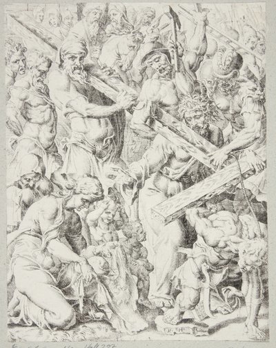 Christ Bearing the Cross and the Miracle of Veronica