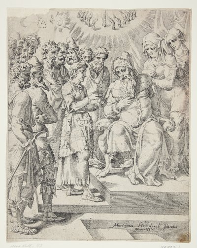 Joseph Telling His Dreams to His Father by Dirck Volckertsz. Coornhert