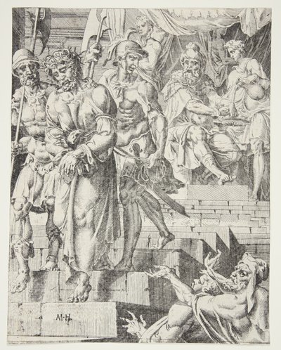 Pilate Washing His Hands by Dirck Volckertsz. Coornhert
