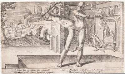 The Rebellious People Destroying the Icons and Chasing Away the Clergy by Dirck Volckertsz. Coornhert