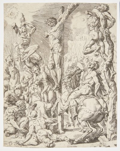 The Death of Christ on the Cross by Dirck Volckertsz. Coornhert