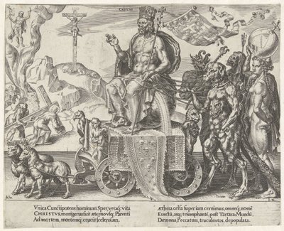 Triumph of Christ by Dirck Volckertsz. Coornhert