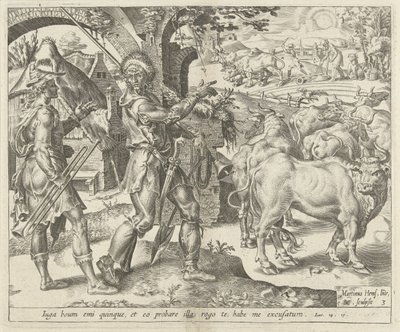 Second Pretext: The New Flock (Parable of a Wedding Feast) (series title) by Dirck Volckertsz. Coornhert