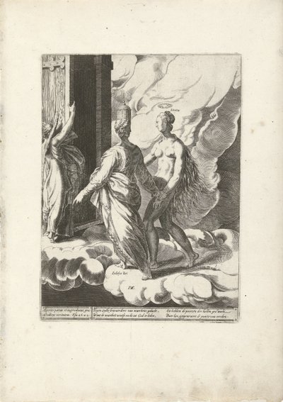 For the True Congregation of God, Heaven is Open by Dirck Volckertsz. Coornhert